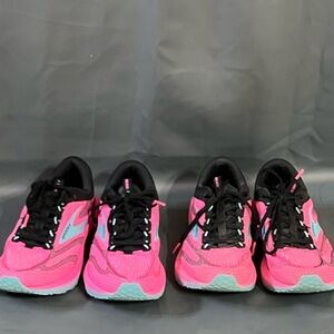 Brooks Women’s Pink and Aqua Athletic Running Shoes